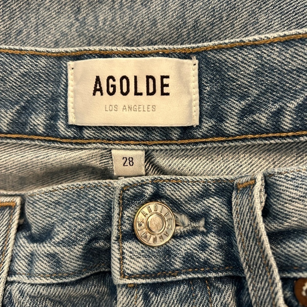 Agolde Riley high rise straight crop jeans - Picture 8 of 10